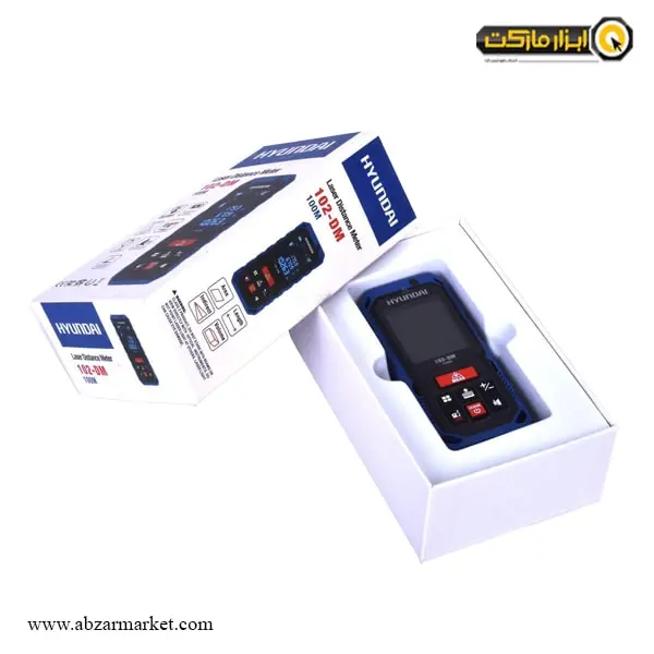 متر لیزری هیوندای 100 متری مدل 102-DM متر لیزری هیوندای 100 متری مدل 102-DM