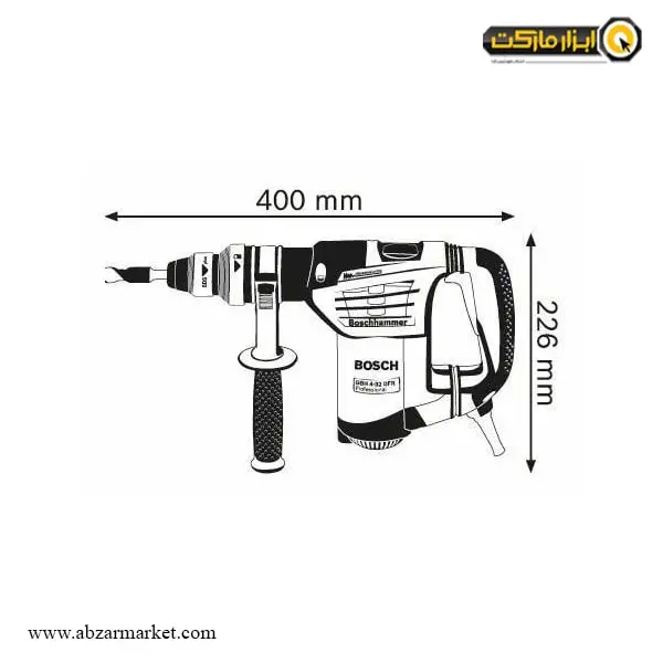 دریل بتن کن بوش 3 کیلویی مدل GBH 4-32 DFR دریل بتن کن بوش 3 کیلویی مدل GBH 4-32 DFR