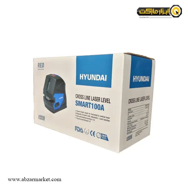 تراز لیزری هیوندای دو خط مدل SMART-100A
