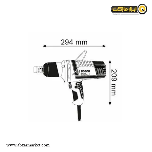 بکس برقی 1/2 اینچ بوش مدل GDS 18 E