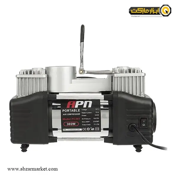کمپرسور باد فندکی و سر باتری APN مدل PC20T