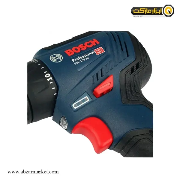دریل شارژی بوش براشلس لیتیوم 12 ولت مدل GSR 12V-30