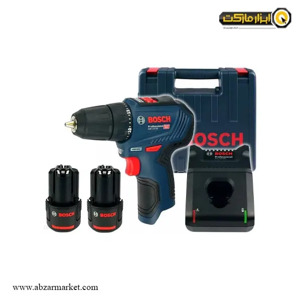 دریل شارژی بوش براشلس لیتیوم 12 ولت مدل GSR 12V-30