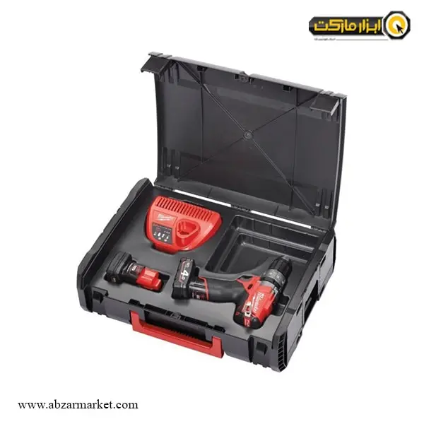 دریل شارژی چکشی میلواکی براشلس لیتیوم 12 ولت مدل M12 CDD-402X