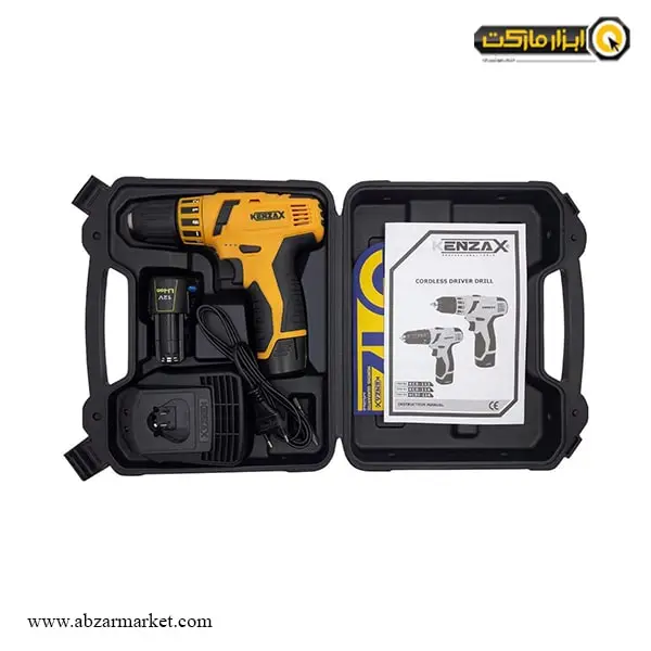 دریل شارژی کنزاکس لیتیوم 12 ولت مدل KCD-112