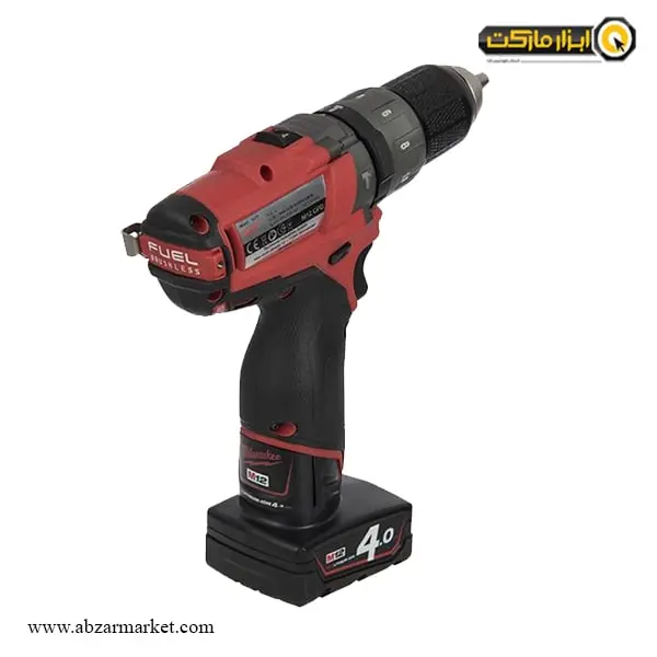 دریل شارژی چکشی میلواکی براشلس لیتیوم 12 ولت مدل M12 CPD-402C