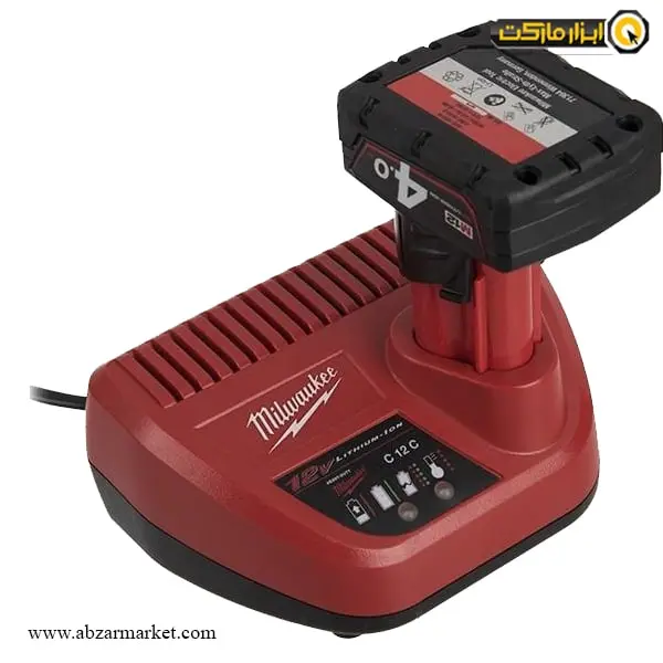 دریل شارژی چکشی میلواکی براشلس لیتیوم 12 ولت مدل M12 CPD-402C