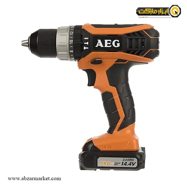 دریل شارژی چکشی AEG لیتیوم 14.4 ولت مدل BSB14G3LI-202C