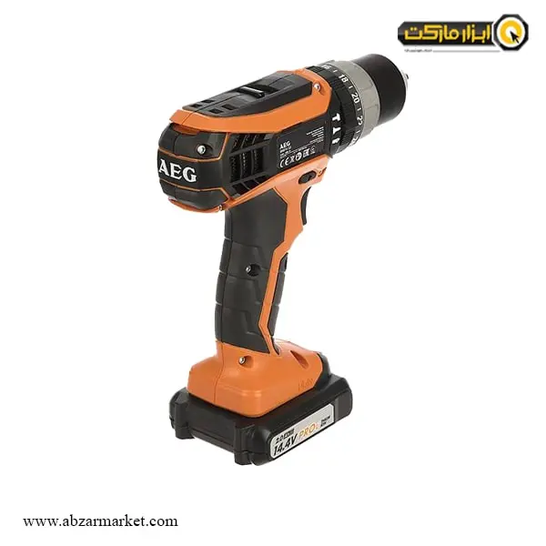 دریل شارژی چکشی AEG لیتیوم 14.4 ولت مدل BSB14G3LI-202C