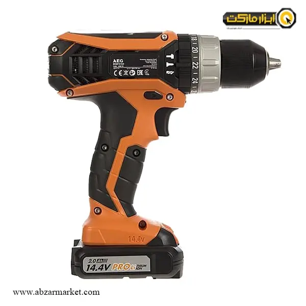 دریل شارژی چکشی AEG لیتیوم 14.4 ولت مدل BSB14G3LI-202C