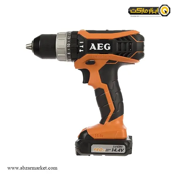 دریل شارژی چکشی AEG لیتیوم 14.4ولت مدل BSB14G3-202CKIT