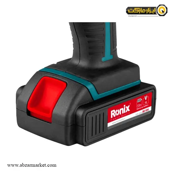 دریل شارژی چکشی رونیکس لیتیوم 16 ولت مدل 8616k