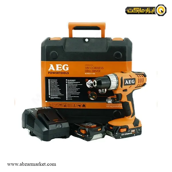 دریل شارژی AEG لیتیوم 18 ولت مدل BS18G2LI-152c دریل شارژی AEG لیتیوم 18 ولت مدل BS18G2LI-152c