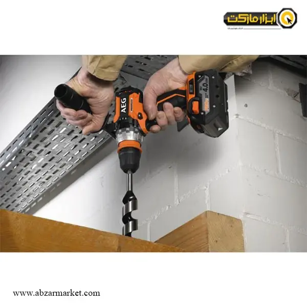 دریل شارژی چکشی AEG براشلس لیتیوم 18 ولت مدل BSB18CBL-502C