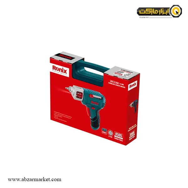 پیچ گوشتی شارژی رونیکس لیتیوم 3.6 ولت مدل 8505