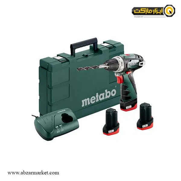 دریل پیچ گوشتی شارژی متابو لیتیوم 10.8 ولت مدل PowerMaxxBS