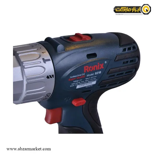 دریل شارژی چکشی رونیکس نیکل 18 ولت مدل 8218 دریل شارژی چکشی رونیکس نیکل 18 ولت مدل 8218