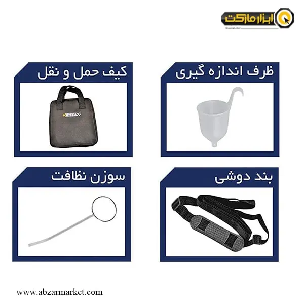 پیستوله برقی خرطومی کنزاکس 800 وات مدل KSG-2800 پیستوله برقی خرطومی کنزاکس 800 وات مدل KSG-2800