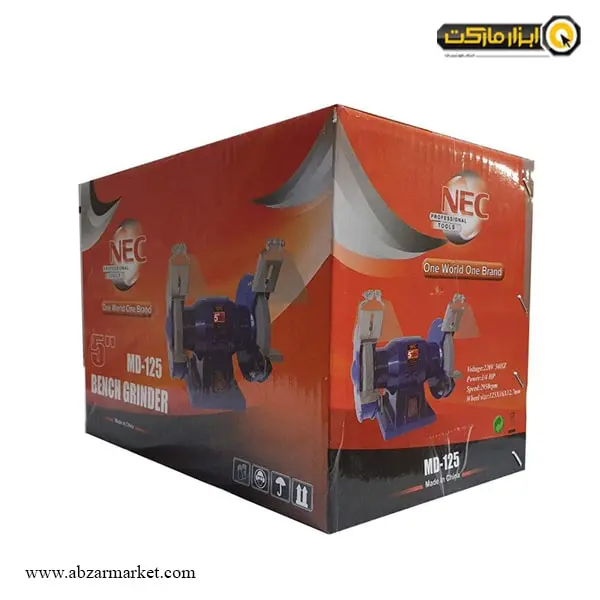 سنگ رومیزی ان ای سی 125 میلی متر مدل MD-125 سنگ رومیزی ان ای سی 125 میلی متر مدل MD-125