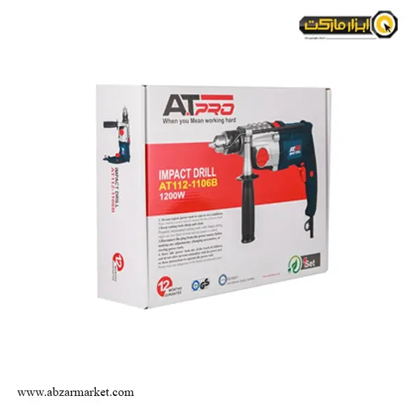 دریل گیربکسی ای تی پرو مدل AT-112-1106B