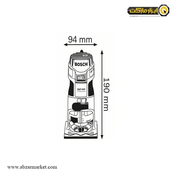 اور فرز مشتی بوش مدل GKF 600