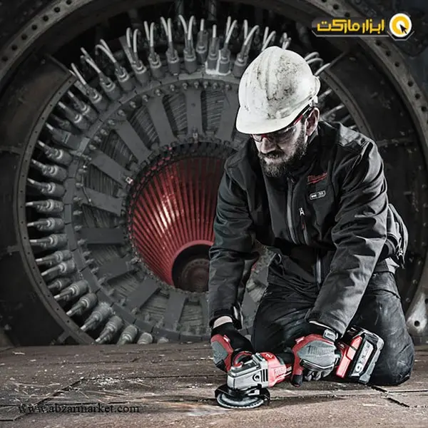 مینی فرز شارژی میلواکی براشلس 18 ولت مدل M18 CAG125XPDB-502X