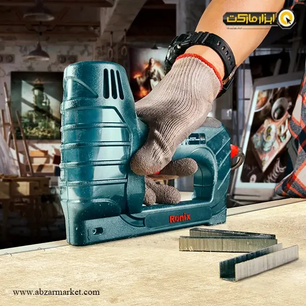 میخکوب و منگنه کوب برقی رونیکس مدل 7514