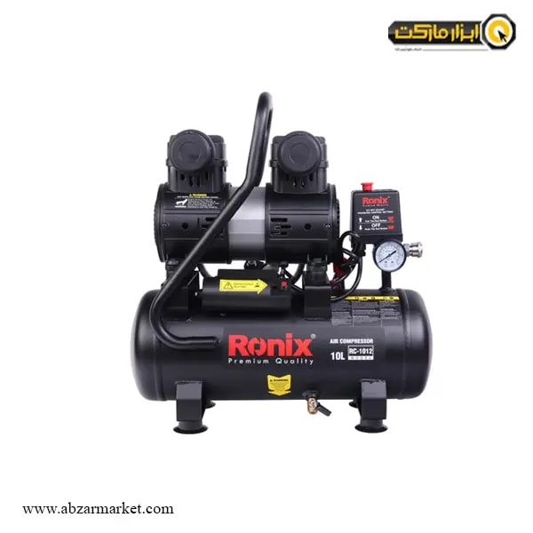 پمپ باد سایلنت رونیکس 10 لیتری مدل RC-1012 پمپ باد سایلنت رونیکس 10 لیتری مدل RC-1012