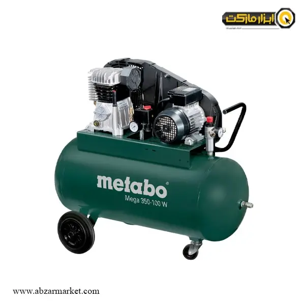 کمپرسور هوا 90 لیتری متابو مدل Mega 350-100 W کمپرسور هوا 90 لیتری متابو مدل Mega 350-100 W
