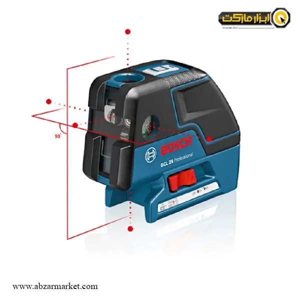 تراز لیزری بوش دو خط نقطه زن مدل GCL25