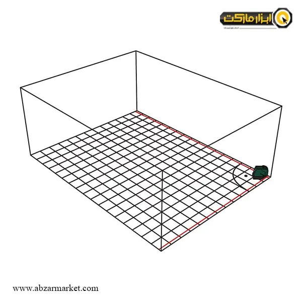 تراز لیزری متابو دو خط افقی مدل BLL 2-15
