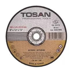 صفحه برش سنگ توسن 230x3 میلی متر مدل f109-230MC3-مجموعه ( 5 عددی )