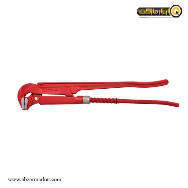 آچار لوله گیر دو دسته توسن 1.5 اینچ مدل T222-1 1/2