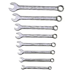 ست آچار یک سر رینگ یک سر تخت توسن 8 عددی مدل T101-S8