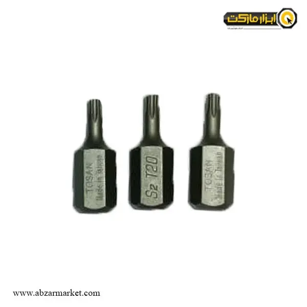 سر پیچ گوشتی ستاره ای توسن کوتاه تکی مدل T1253-TS