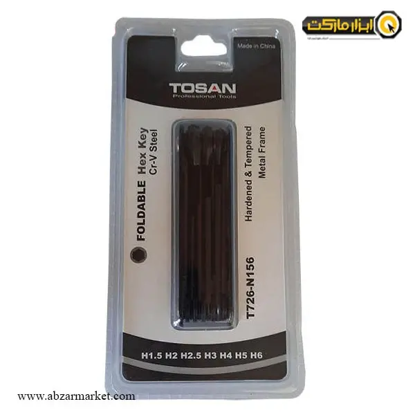 آچار آلن شش گوش توسن چاقویی مدل T726-N