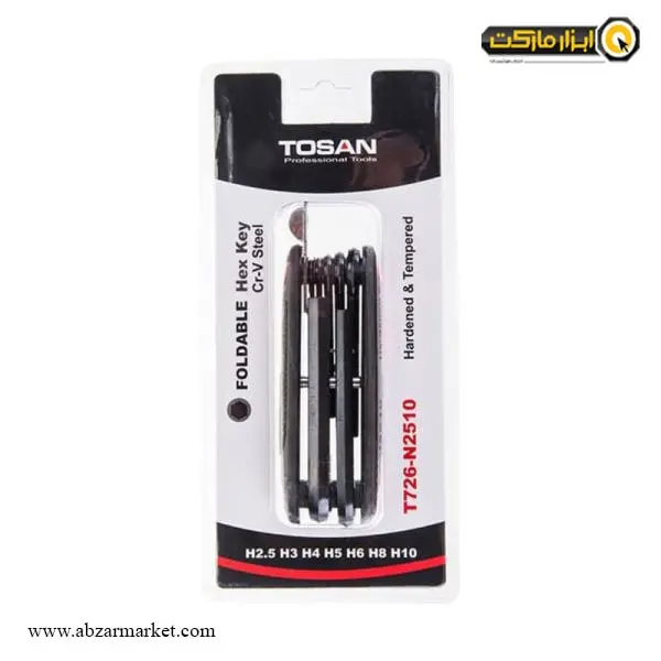 آچار آلن شش گوش توسن چاقویی مدل T726-N