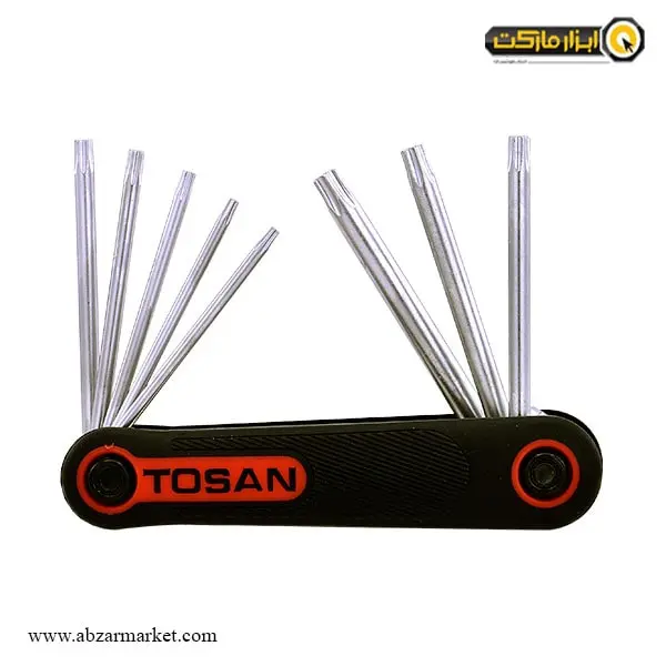 آچار آلن ستاره ای توسن چاقویی 8 عددی مدل T728-N940