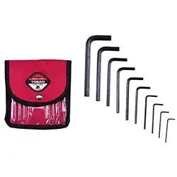 ست آچار آلن شش گوش توسن کوتاه 10 عددی مدل T726-B1510