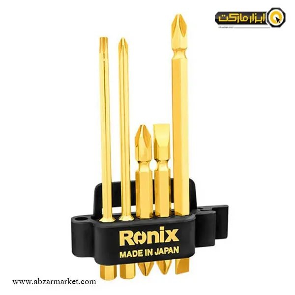 ست سر پیچ گوشتی رونیکس 5 عددی مدل RH-5420 ست سر پیچ گوشتی رونیکس 5 عددی مدل RH-5420