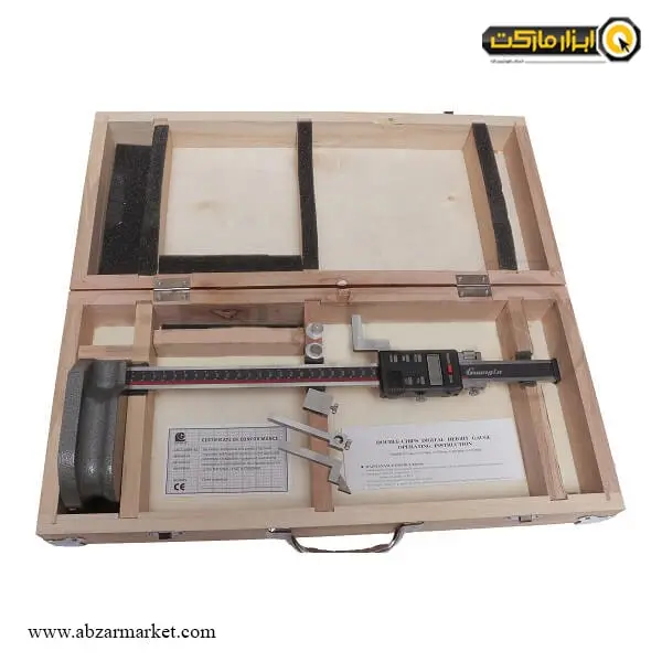 کولیس پایه دار دیجیتال گوانگلو 30 سانتی متر کاربایدی مدل 131-103