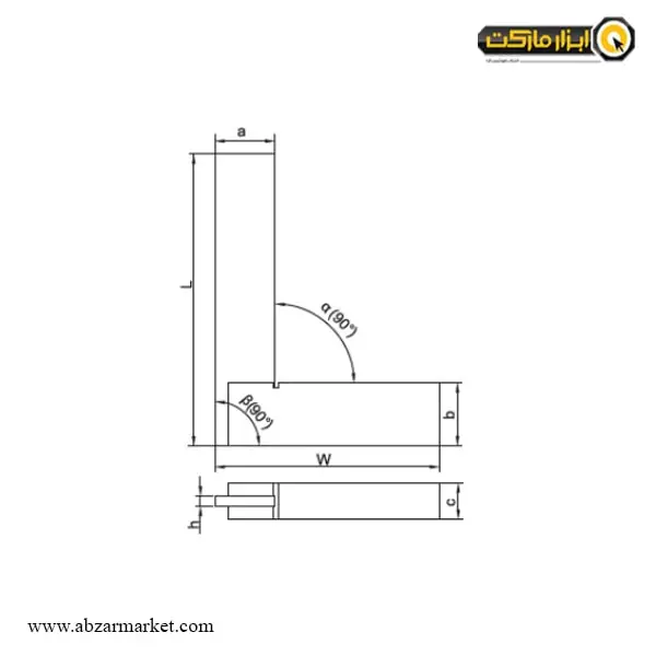گونیا صنعتی لبه دار آکاد 200x130 میلی متر مدل 02-008-845