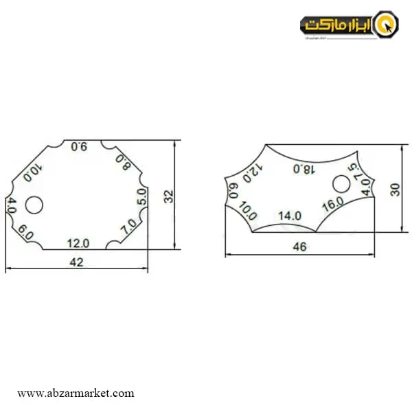 گیج جوشکاری فیلت آکاد مدل 01-012-972
