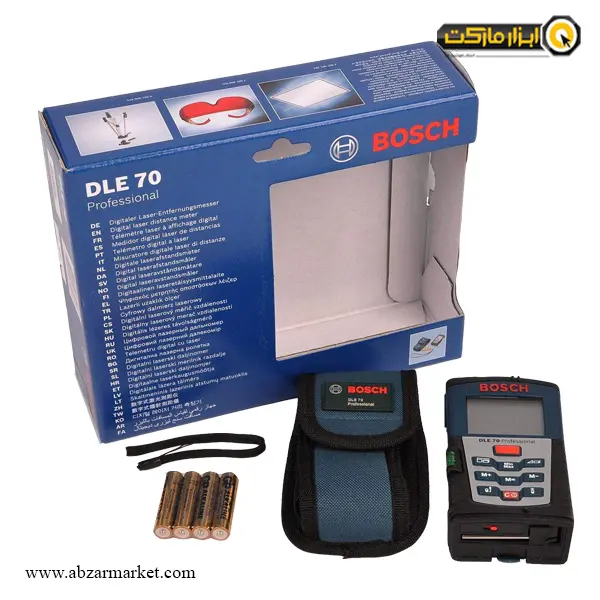 متر لیزری بوش 70 متری مدل DLE 70 متر لیزری بوش 70 متری مدل DLE 70