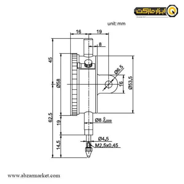 ساعت اندیکاتور آکاد (با گارانتی شرکتی) مدل 01-001-222