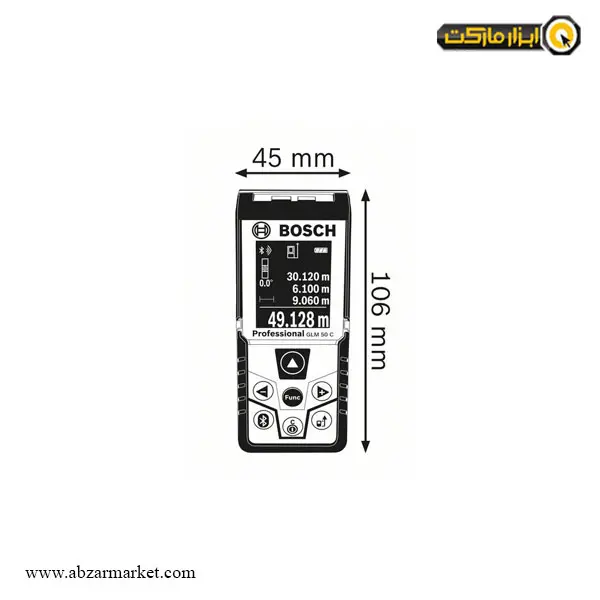متر لیزری بوش 50 متری مدل GLM 50 C