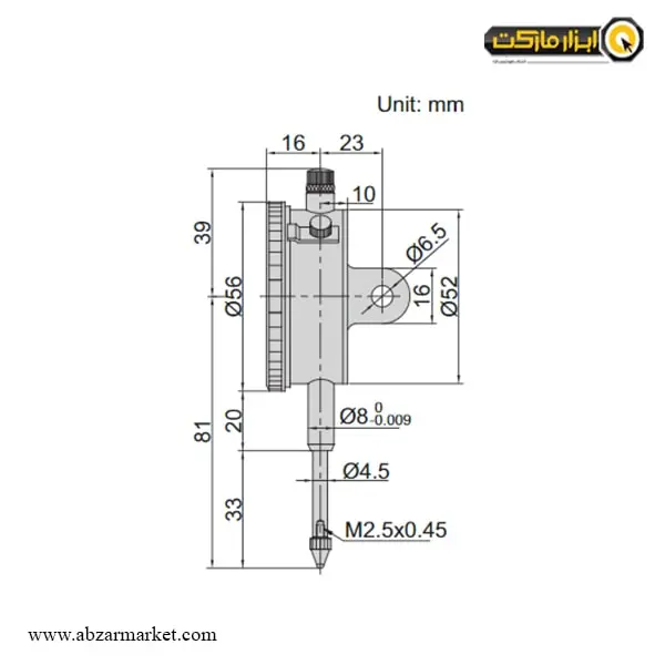 ساعت اندیکاتور اینسایز (با گارانتی شرکتی) مدل 25-2302
