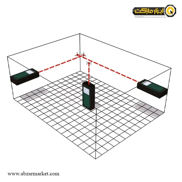 متر لیزری متابو 60 متری مدل LD 60