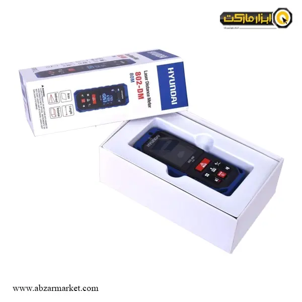 متر لیزری هیوندای 80 متری مدل DM-802