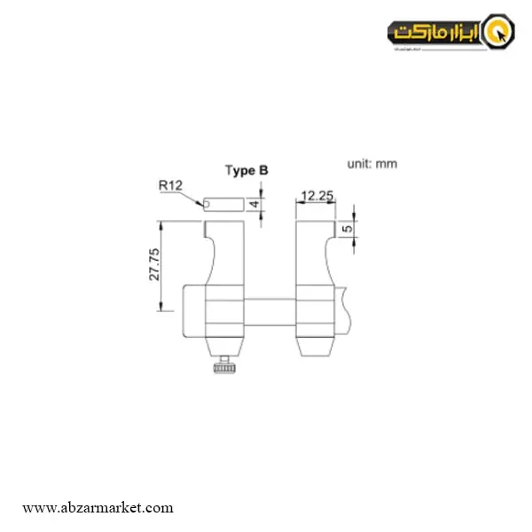 میکرومتر آکاد 50-25 میلی متر داخل سنج (با گارانتی شرکتی) مدل 01-002-351